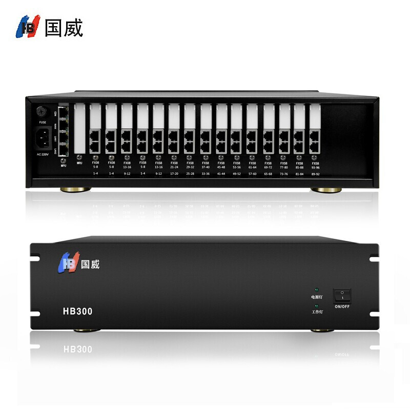 Guowei IP Voice Gateway HB100-8S Internet Phone 8 Prophone Protocolo SIP Puerta de enlace IAD Transferencia SIP