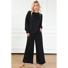 G 66058 Casual Solid Color Jogger Set ���e���b �W���羳