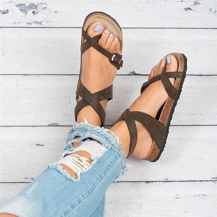 Women's Casual Solid Color Round Toe Casual Sandals display picture 2