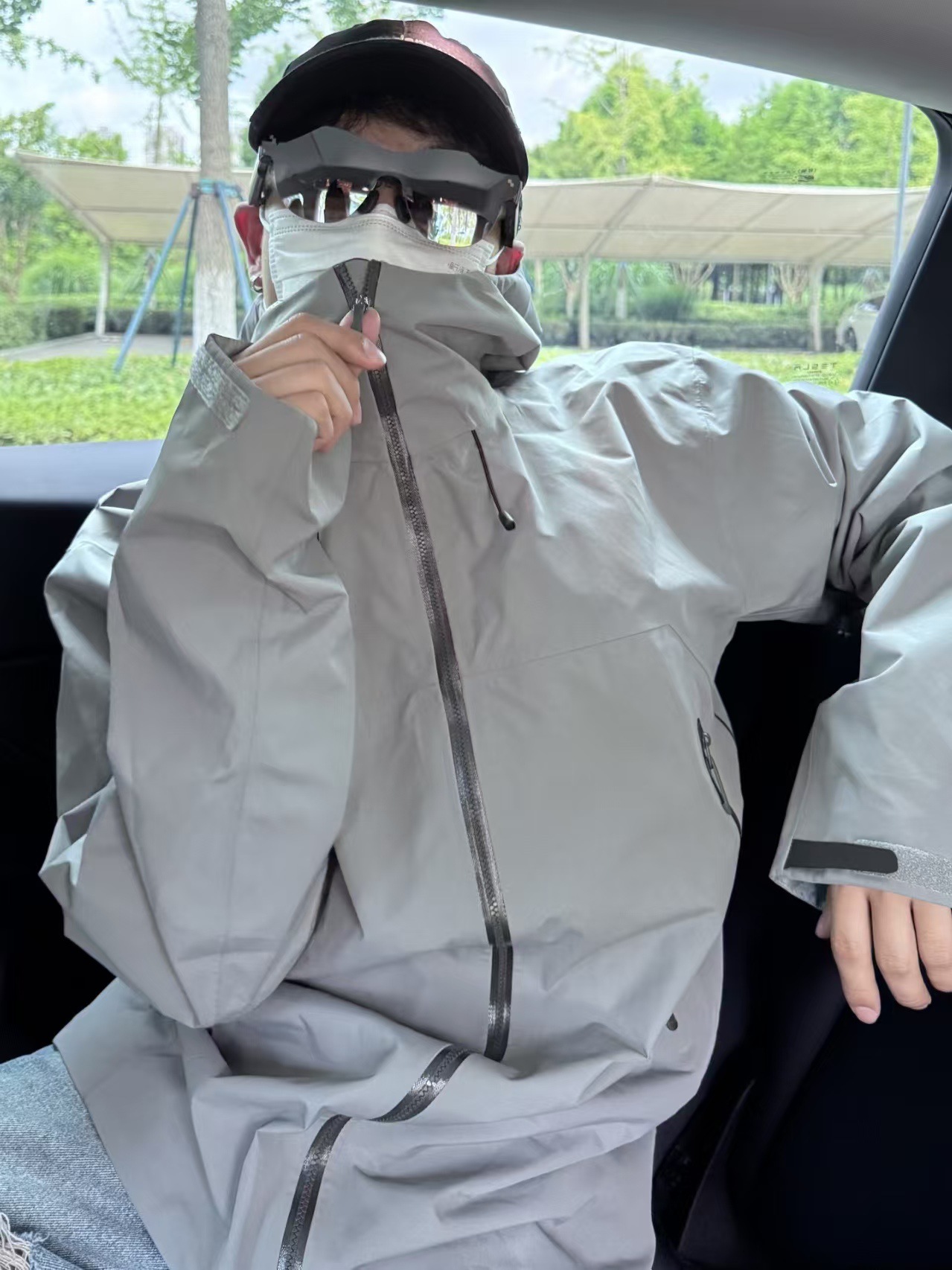 Beta SL 3 - en - 1 casa de pájaros para hombres y mujeres al aire libre chaqueta impermeable a prueba de viento y calentamiento de otoño y invierno dos piezas