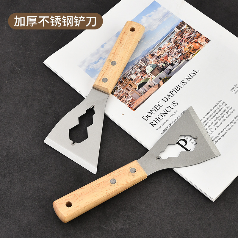 多機能シャベル、キッチンシャベル、クリーニングナイフ、ステンレス製住宅改修シャベル、特殊シャベル、スクラッチナイフ、ロングハンドル|undefined