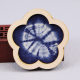 Wholesale Blue Dye Refrigerator Stickers Wooden Frame Refrigerator Magnetic Stickers Tie-Dye Picture Frame Home Accessories Magnetic Stickers Creative Tie-Dye Small Gifts