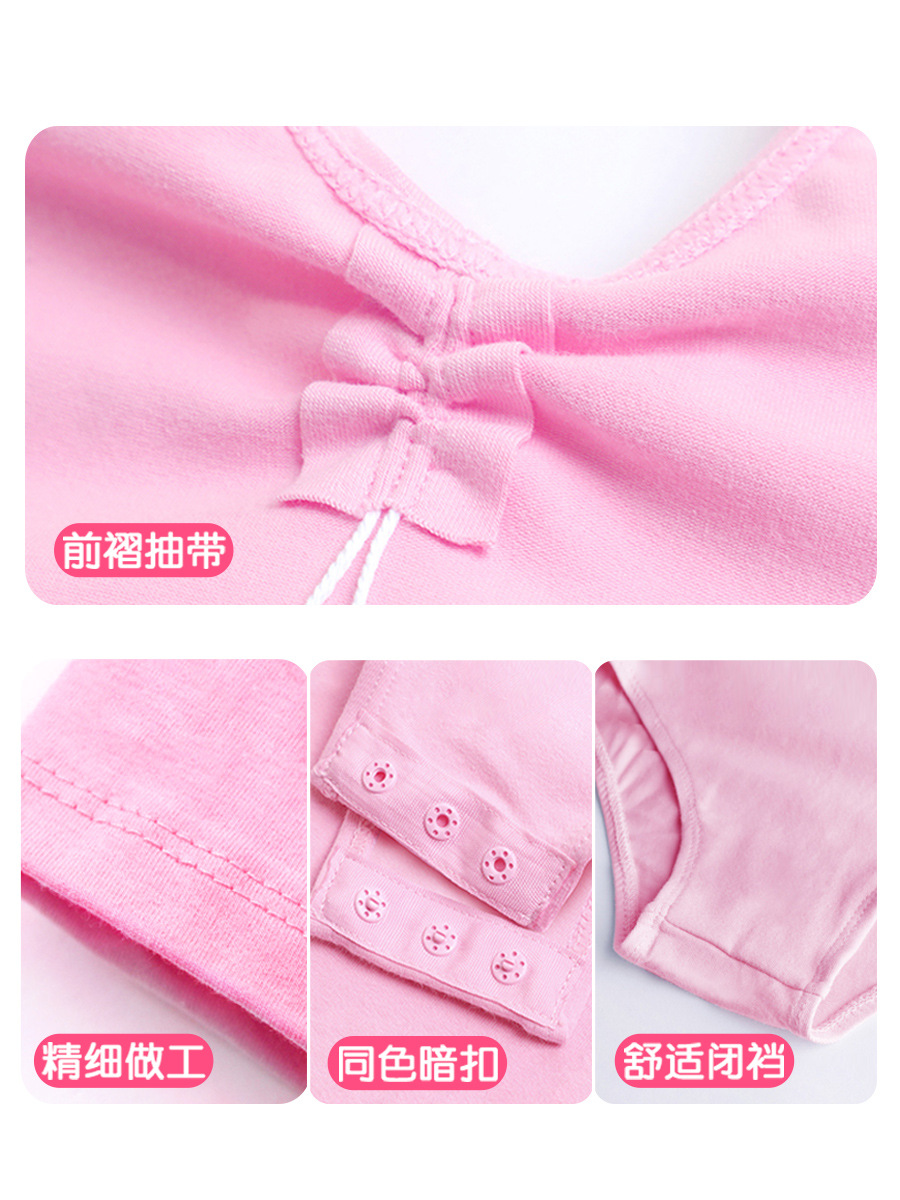 Ropa de práctica de danza para niños, ropa de ballet de una pieza de manga larga para niñas de otoño e invierno, trajes de cuerpo para niños pequeños, ropa para exámenes de grado
