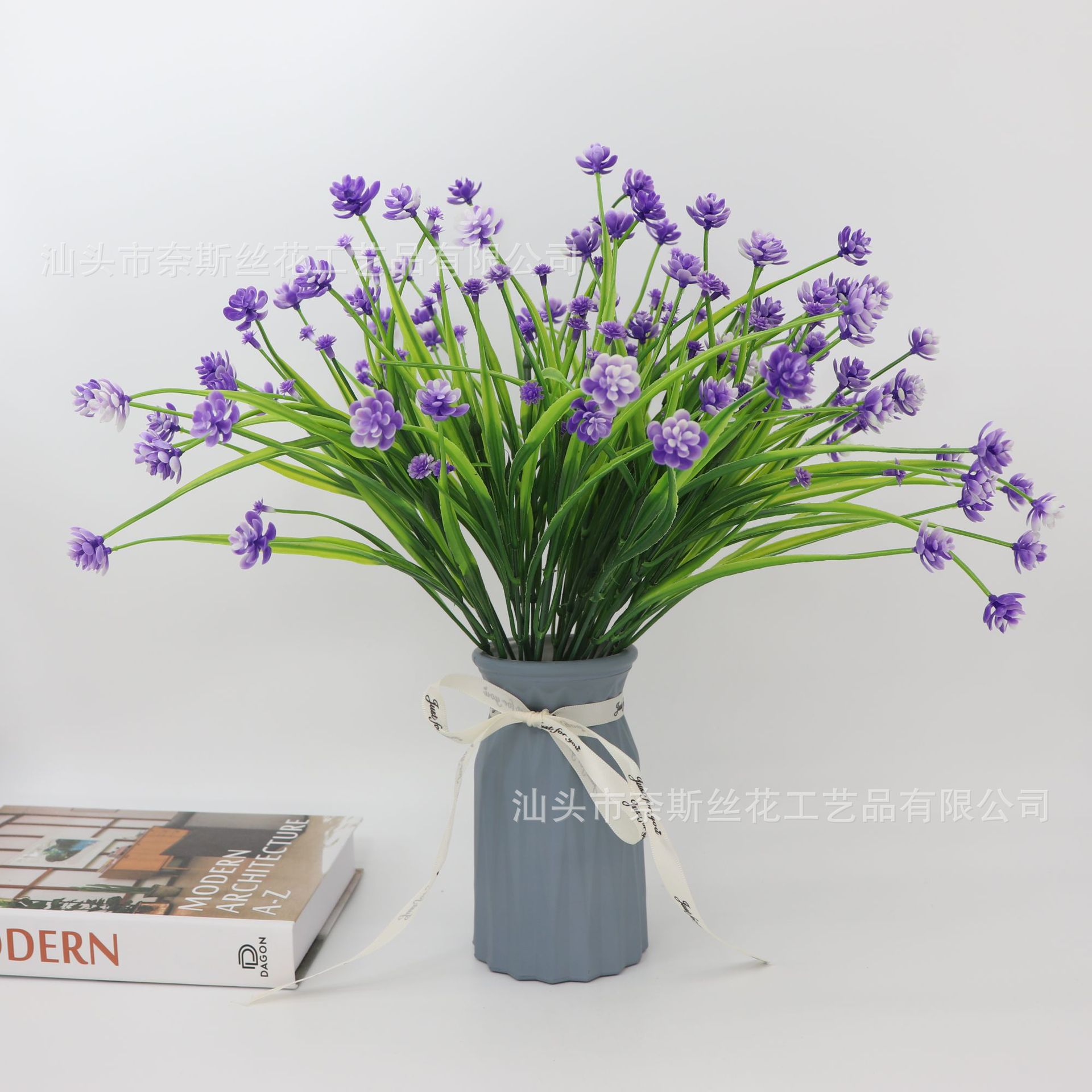 Planta verde artificial transfronteriza 7 Tenedor Hierba de primavera Camelia hierba de agua orquídea estrellado decoración de flores artificiales arreglo de flores en maceta