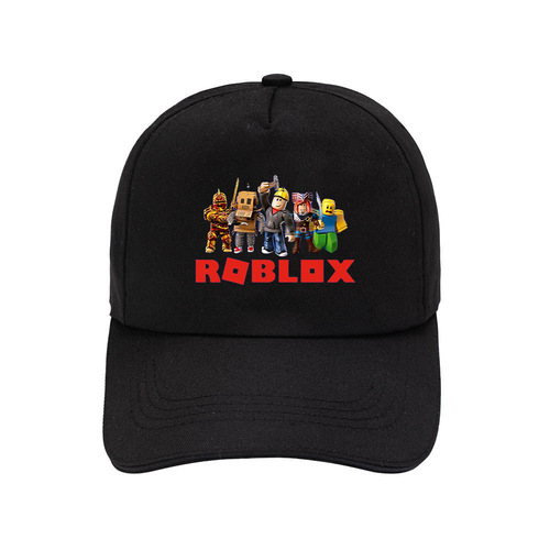 Roblox游戏周边帽子时尚男女鸭舌帽棒球帽户外遮阳帽个性嘻哈帽子