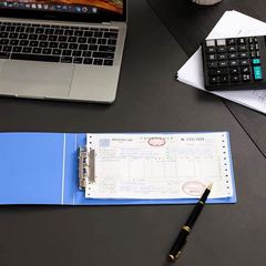 Getir 5355 Financial Office Data Storage Folders Small Folders Invoice Holders Receipt Holders Blue