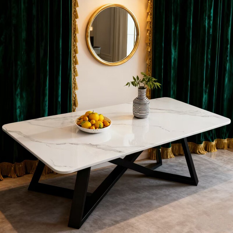 Coffee Table New Slate Coffee Table Simple Modern Internet Celebrity Light Luxury Small Apartment Living Room Coffee Table Apartment Rental Room Tea Table