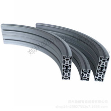 多角度4060工业铝型材弯弧折弯滚弯拉弯弯圆弯曲定制阳极氧化