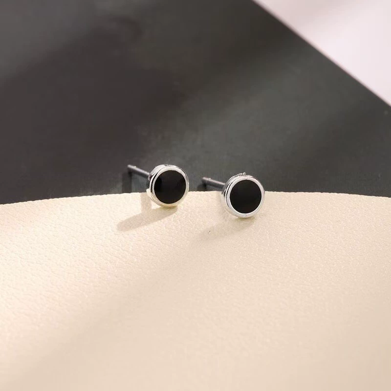 earrings korean style metal set — simple elegant designs, lightweight 0.006 kg