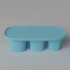 Blue, 3 cells