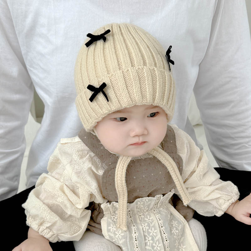 秋冬季新款儿童帽子宝宝毛线帽男童女童针织帽幼儿保暖护耳帽冷帽|undefined