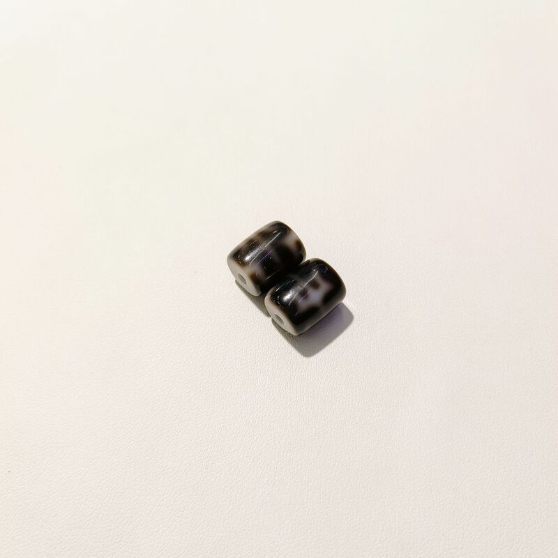 批发台湾天珠良品直切虎牙财神白化通体油润包浆工艺厂家【A级】|undefined