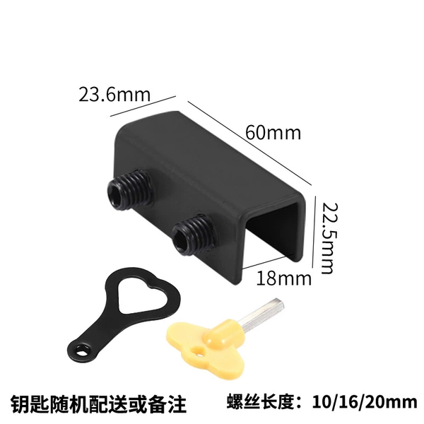 Cold-rolled steel-dual-hole (black) sliding window