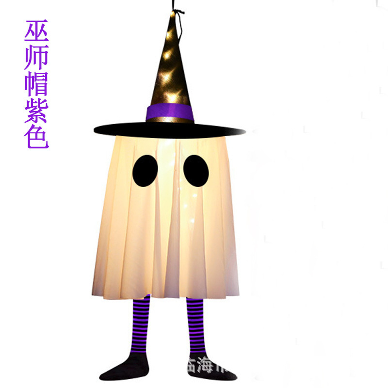 ハロウィン装飾小道具、シーンレイアウト、吊り下げライト、カボチャランタンオーナメント、屋外吊り下げライト、ライトストリング、クロスボーダー|undefined