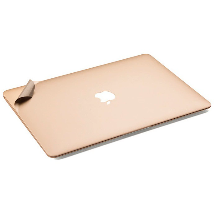 Защитная крышка кожи (Apple) 16‑ дюймов, ультратонкая металлическая пленка, совместимо с MacBook Air/Pro 2016–2024, цвет шампанское/серебристый/серый