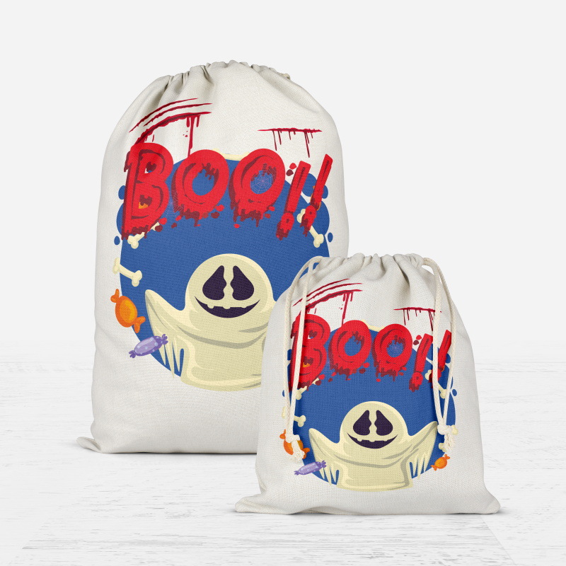 Transfronteriza nueva bolsa de dulces de Halloween Impresión de dibujos animados partido accesorios de juguete suministros decoración decoraciones
