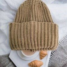 冷帽粗针织帽大头围毛线帽子女秋冬季新款保暖宽松堆堆冷帽护耳