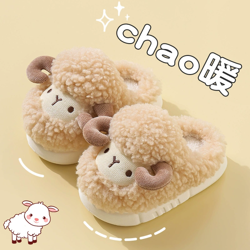 Детские хлопчатобумажные тапочки осенью и зимой