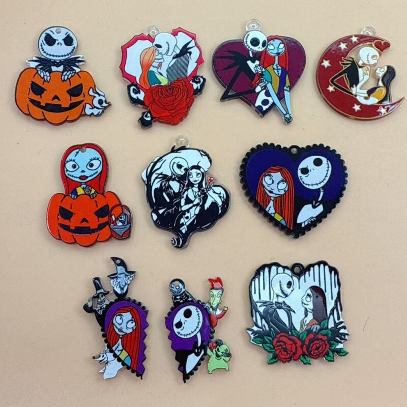 Halloween Acrylic DIY Creative Realistic Skeleton Ghost Bride Horror Charm Pendant, Premium Hot-Selling Item Halloween Acrylic DIY Creative Realistic Skeleton Ghost Bride Horror Charm Pendant, Premium Hot-Selling Item