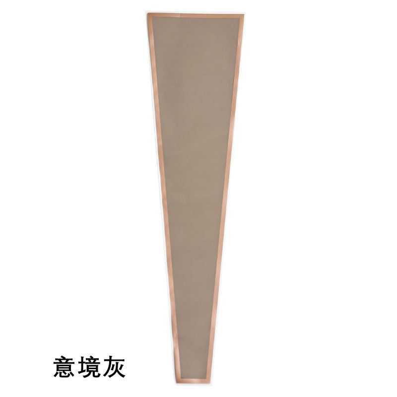 Huaxi Día de San Valentín Marco simple Bolsa de embalaje de flores Bolsa de tubo recto rosa Película opp Florería impermeable