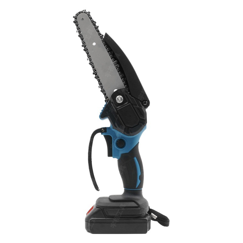 Mini sierra de cadena eléctrica de 6 pulgadas Sierra de registro eléctrica recargable portátil pequeña sierra eléctrica de litio de mano