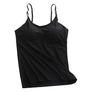 Large Size Seamless Women's Camisole Vest with Chest Pad Long Strapless Chest Wrapping Summer Anti-running Light Base Underwear