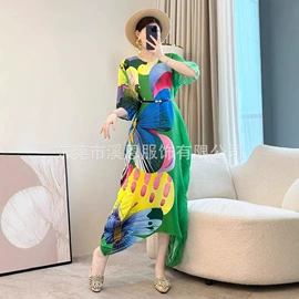 大码连衣裙;连衣裙;时尚休闲套装