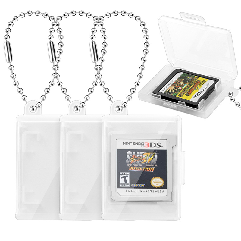 Used for 3Ds Ndsi Nds Lite Cartridge Box Nds Game Card Storage Box R4 Burning Card Keychain