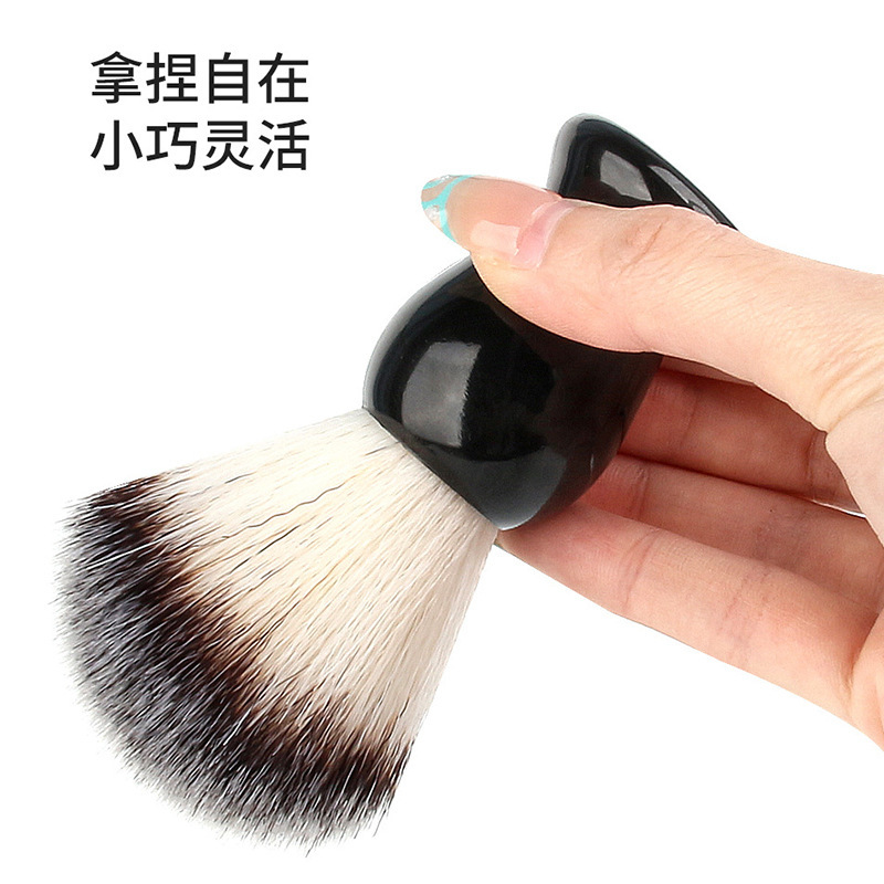厂家现货男士胡须泡沫刷美妆工具修面剃须膏刷洗面刷清洁碎发刷|undefined