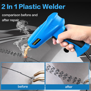 200W High Power Car Bumper Repair Machine Plastic Repair Welding Gun Welding Nail Plastic Welding Machine Repair Tool Cross-Border