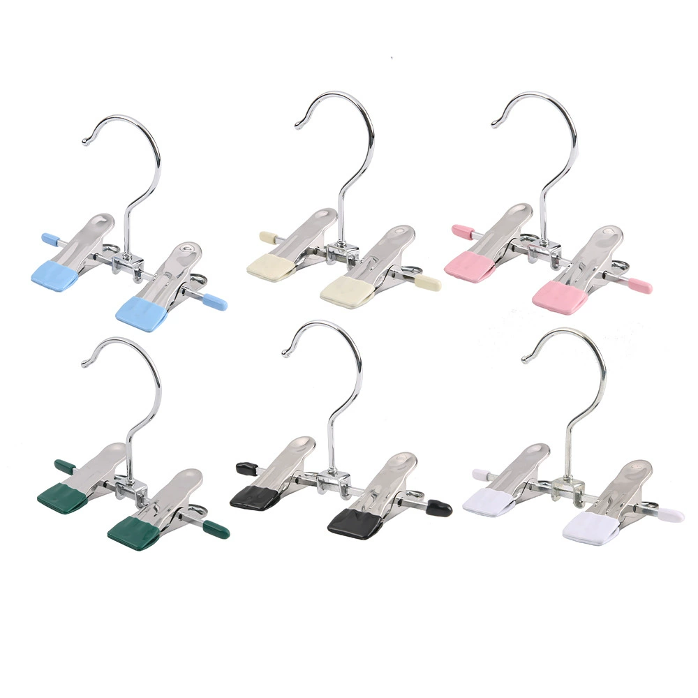Мини-брюки зажим специальный зажим для детских телескопических полотенец 12 см Нескользящий сушка вешалка из нержавеющей стали портативный чулок зажим