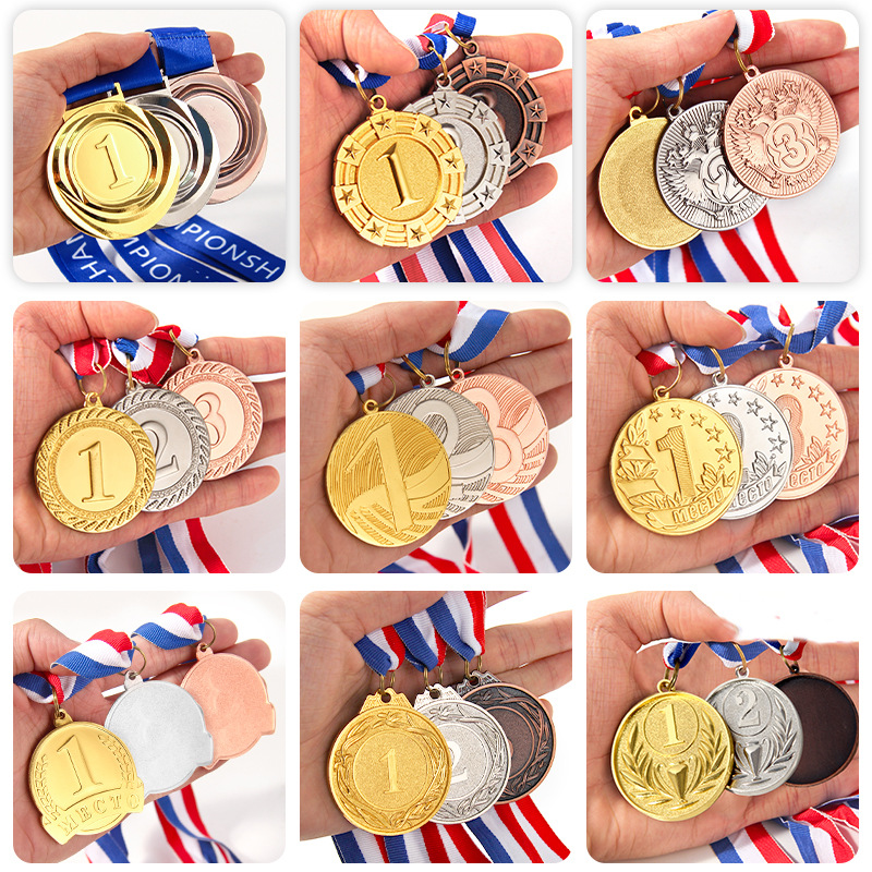 Medallas de metal Medallas personalizadas Medallas de bronce de metal Fuente de fábrica Medallas de metal general