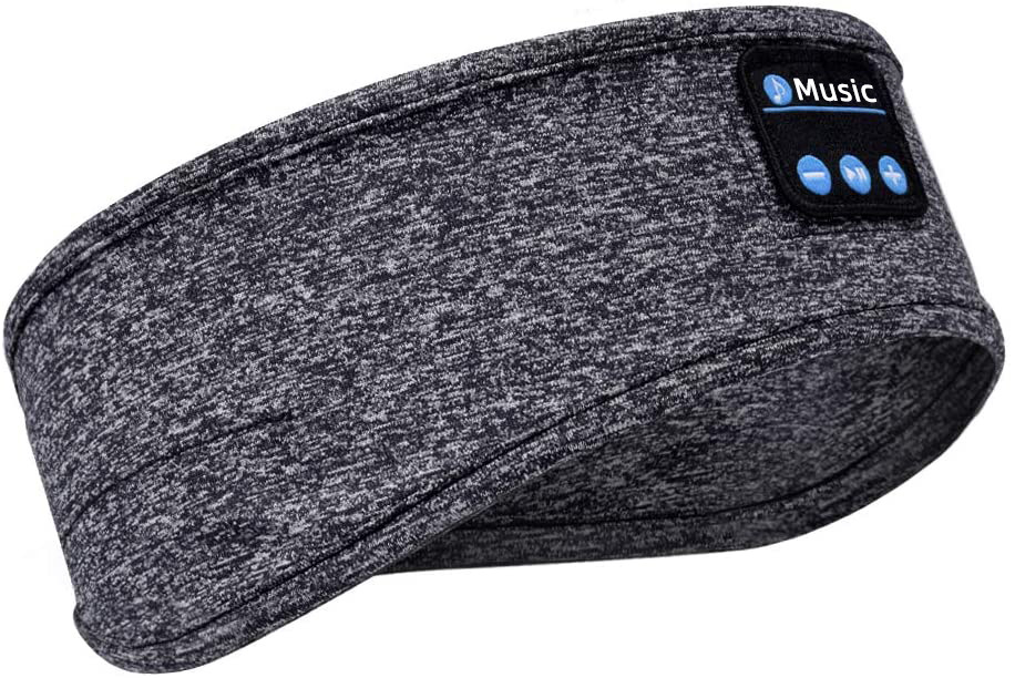 亚马逊蓝牙音乐运动头带头戴式蓝牙智能无线可通话跑步头巾工厂
