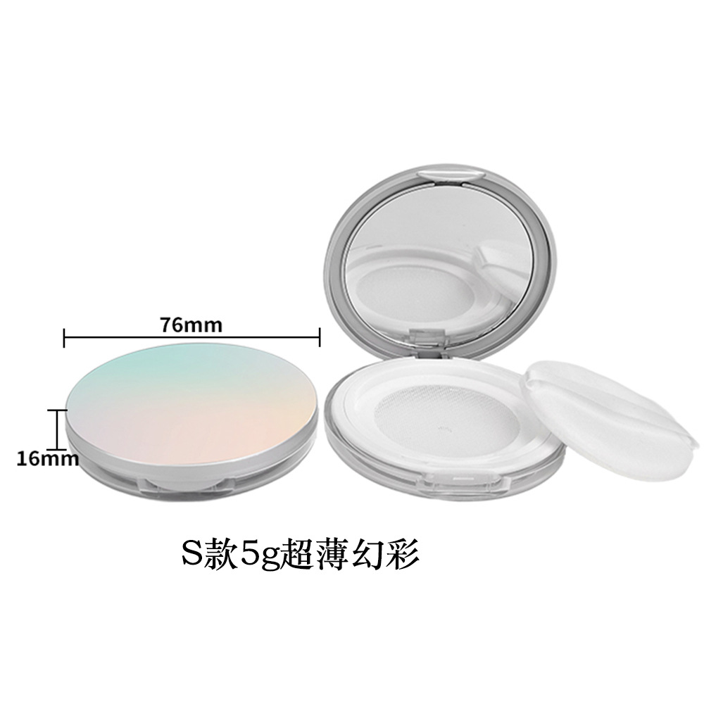 Materiales de embalaje para polvos sueltos en stock: caja dispensadora de polvo suelto ultrafina con tapa abatible y malla elástica grande, para 8g, 15g, 20g.