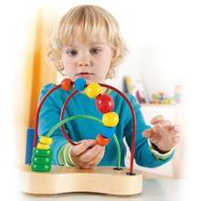 绕珠玩具儿童串珠子训练专注力益智早教餐桌椅吸盘--个月