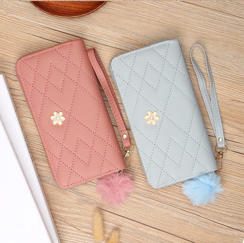 Sac à cartes Portable Simple et Long pour femmes, grande capacité, zéro portefeuille, étui Mobile adapté, nouvelle collection 2023_voghion.com