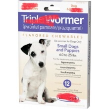 狗狗驱虫宠物驱虫12包三联驱虫片适用幼犬小犬