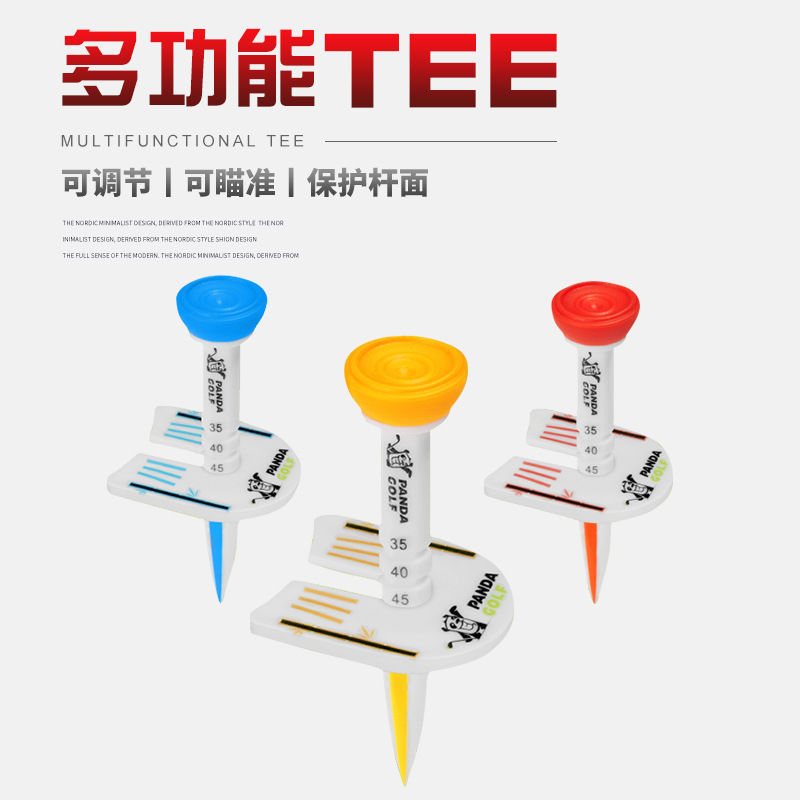 FUENTE Suministro directo de fábrica en stock suministro de golf TEE Golf limit Ball nail Golf tee cross-border caliente