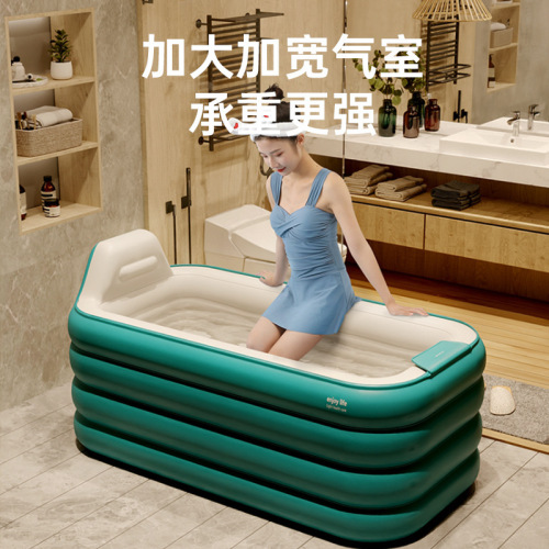 Inflatable hot tub for adults, foldable and ready-to-use bathtub for adults, home use baby bath tub, children's bathing tub