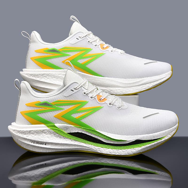 Suela realmente explosiva, zapatos para correr con tabla de carbono, niños, estudiantes, carreras, amortiguación, deportes, transpirables, zapatos deportivos para el examen de ingreso a la escuela secundaria