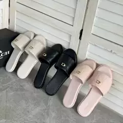 C Brand 25 New Genuine Leather Summer Women's Beach Sandals Flat Slippers Casual Fashion Slide Sandals for Women
