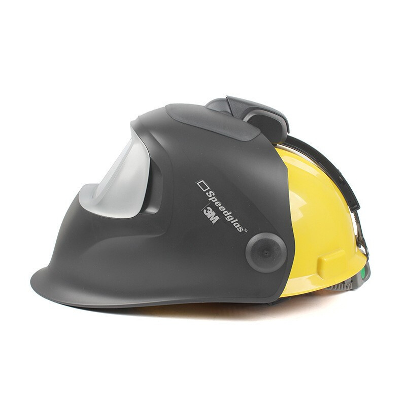 Accesorios para casco de soldadura 3M 100-QR, protección interna y externa de 100V, carcasa de casco de soldadura con oscurecimiento automático + riel deslizante