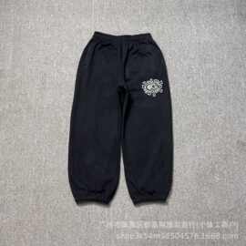 外贸小众ADWYSD太阳卷加绒卫衣哈伦卫裤运动情侣休闲套装潮牌