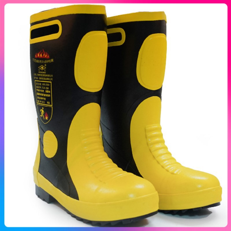 新腾14款消防服 17消防靴 阻燃靴 隔热绝缘防砸防穿刺抢险救援鞋