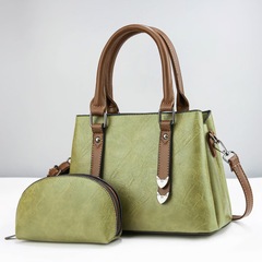 跨境外貿女包潮流時尚2023新款斜挎包女單肩手提包簡約中年媽媽包