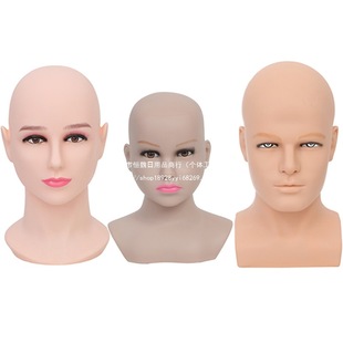 Men's Mannequin Head with Pins, Hat, Earrings, Accessories, Scarf, Shopping Mall Display Props, Human Head Model, Dummy Head for Women