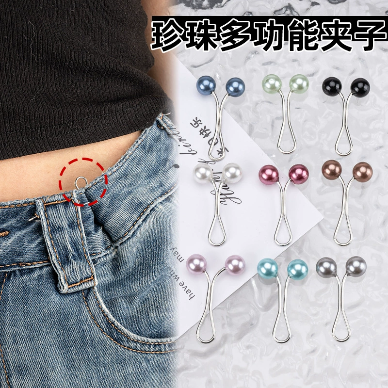 Затяните u-образный зажим простой золотой серебряный черный костюм