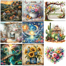 ��ó��5D��ʯ�����������ƺ���ľ�������羰diy�羳װ�λ�����