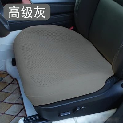 Full-Cover Plush Seat Cushion: Universal seat cover - type-b-plush-high-grade-gray-front-seat-universal-model