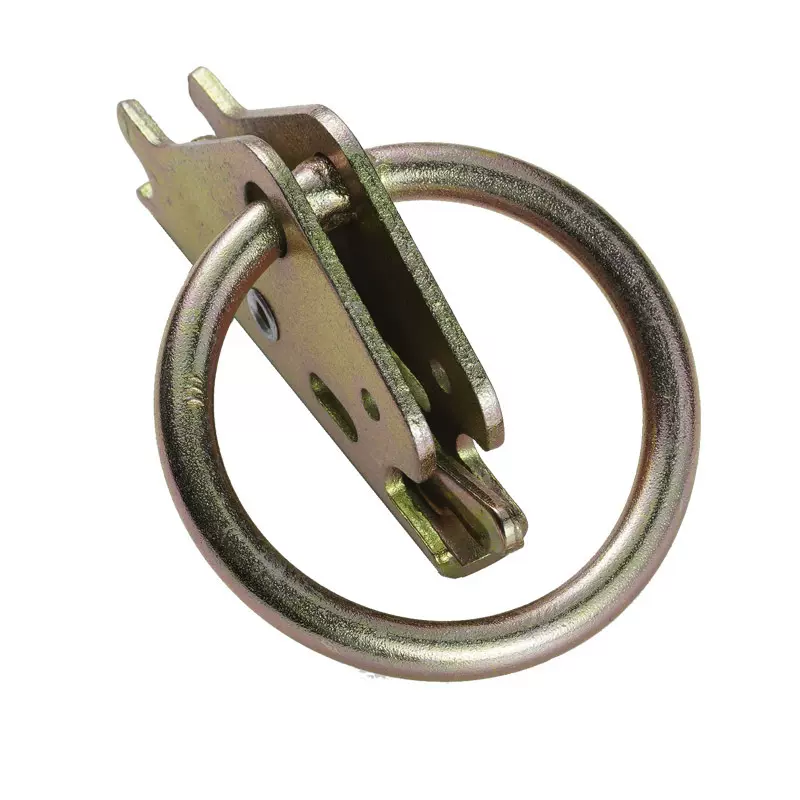 现货供应跨境货车配件 车厢护板圆环卡扣 镀锌三角环固定紧固E字